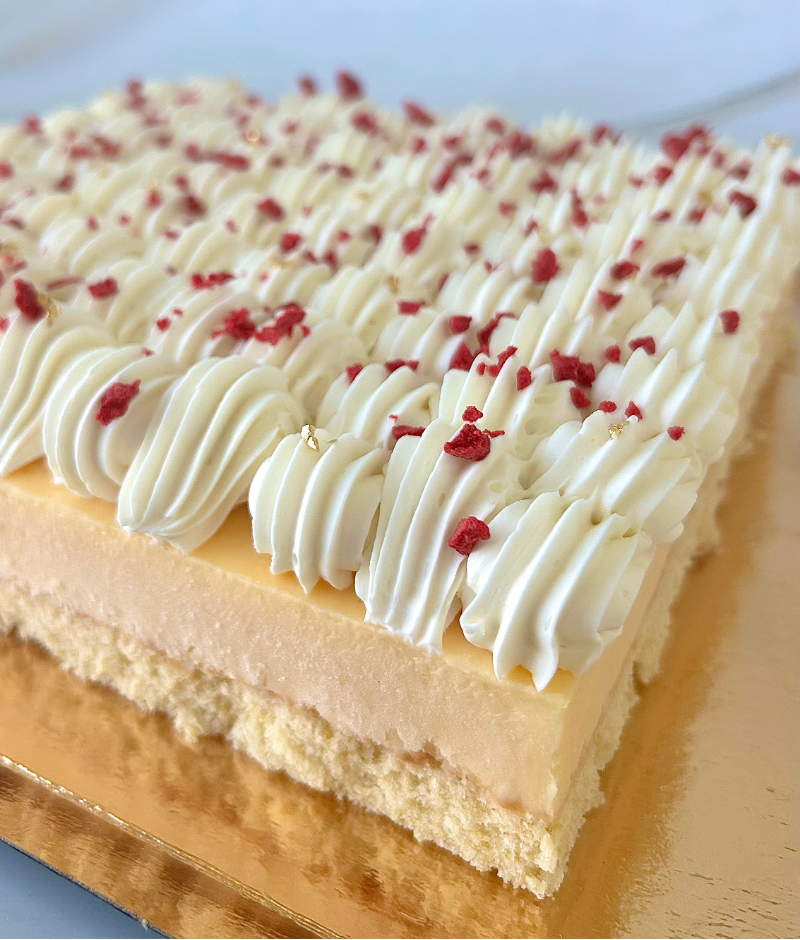 Tarta de limón y chocolate blanco