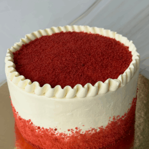 Tarta red velvet formato redondo