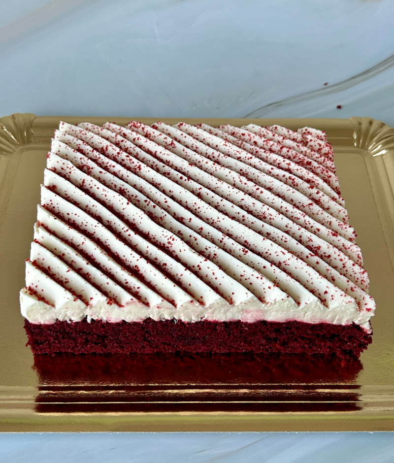 Tarta velvet plancha