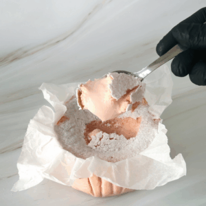 Tarta de queso de pantera rosa